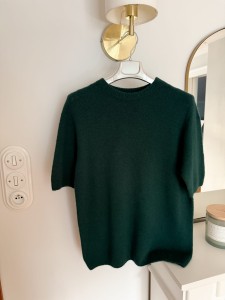 a Sweter |  baby alpaka i wełna |  ZIELONY