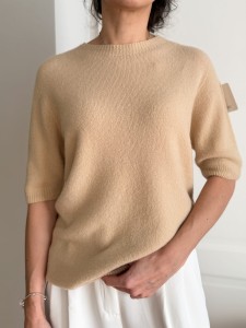 a Sweter |  baby alpaka i wełna |  BEŻ
