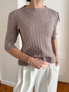 Sweter |  WARKOCZ wiskoza |  TAUPE