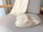 Kapcie z wełny merino Touch | BEŻ